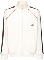 Thumbnail for your product : Gucci Gg Patch & Web Cotton Track Jacket