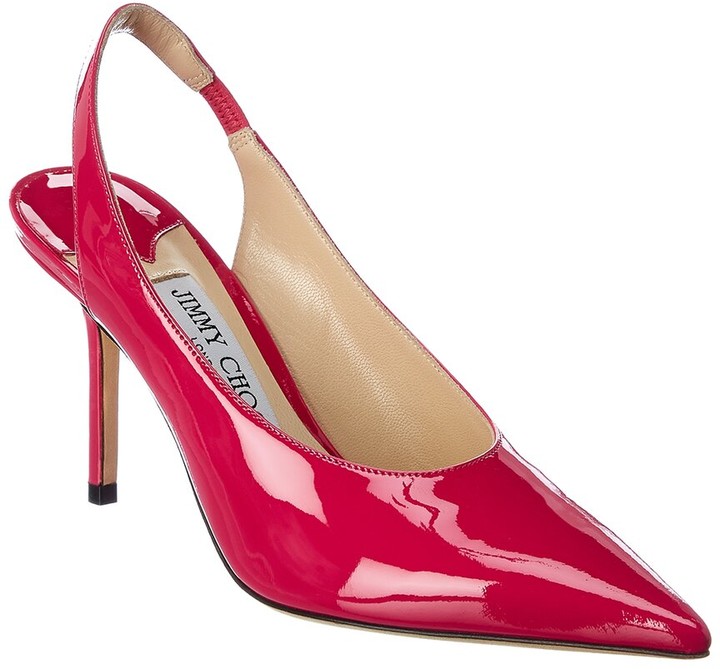 Jimmy Choo Ivy 85 Patent Slingback Pump ShopStyle
