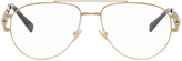 Thumbnail for your product : Versace Gold Rock Icons Medusa Glasses