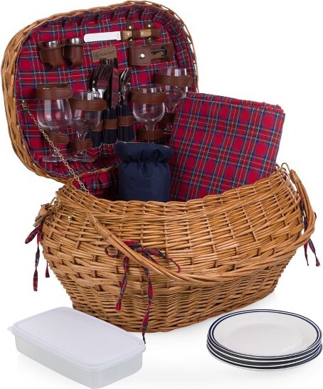 Picnic Time PicnicTimeHighlanderDeluxePicnicBasketfor4