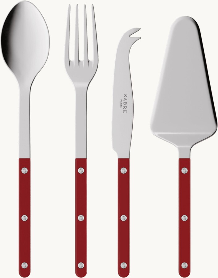 Bistrot Serving Set Burgundy