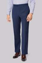 Thumbnail for your product : Moss Esq. Regular Fit Indigo Pindot Trousers