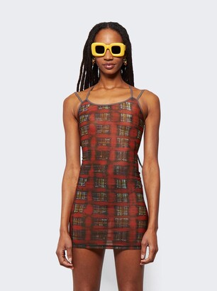 外箱不良宅配便送料無料 Fano studios Plaid Strap Dress | ochge.org