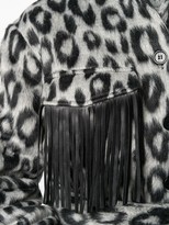 Thumbnail for your product : The Andamane Evita animal print shirt jacket