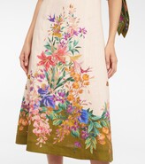 Thumbnail for your product : Zimmermann Tropicana floral linen midi dress
