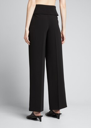 Fold Over Wide Leg Pants