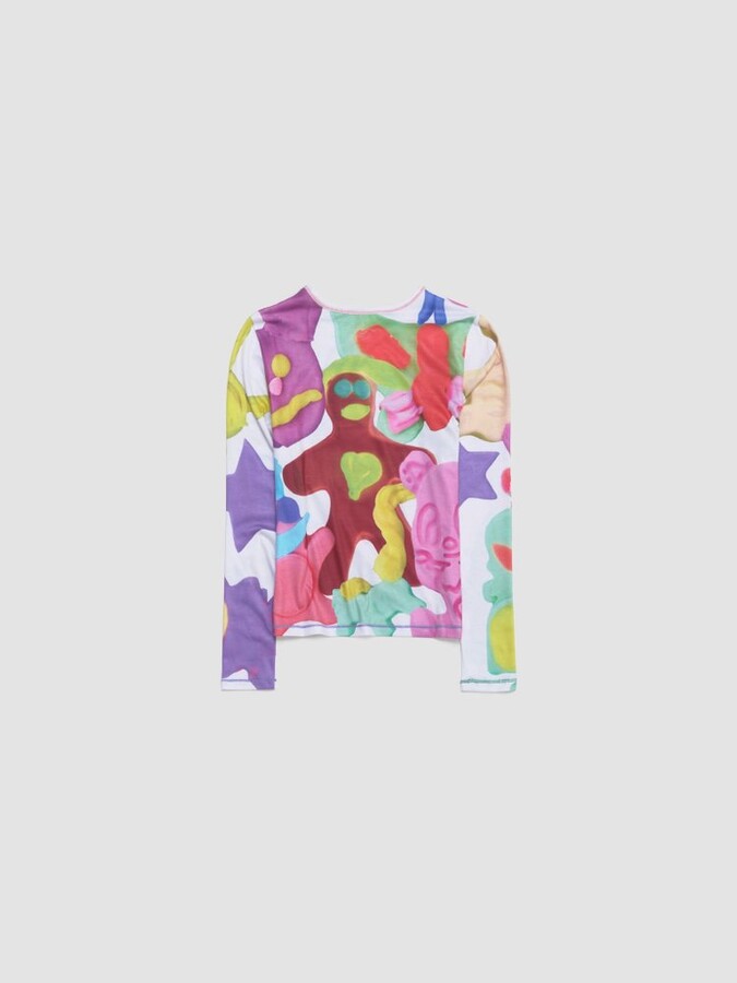 Chopova Lowena Putty Pals Fitted Jersey Top