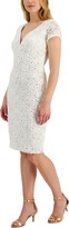 Thumbnail for your product : Connected Sequined Lace Sweetheart Sheath Dress