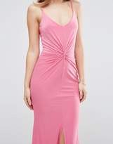 Thumbnail for your product : Club L Cami Maxi Dress with Knot Front