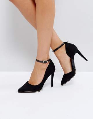 Call it SPRING Exerina Black Pointed Court Shoes