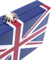 Thumbnail for your product : Charlotte Olympia English flag clutch