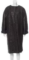 Thumbnail for your product : Lanvin Quilted Leather Coat