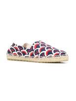 Thumbnail for your product : Valentino Tricolor Espadrille Flats