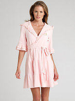 Thumbnail for your product : Juicy Couture Hooded Ruffled Terry Robe