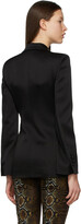 Thumbnail for your product : Versace Black Satin Ring Blazer