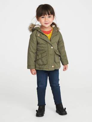 Old Navy Hooded Field Jacket for Toddler Girls