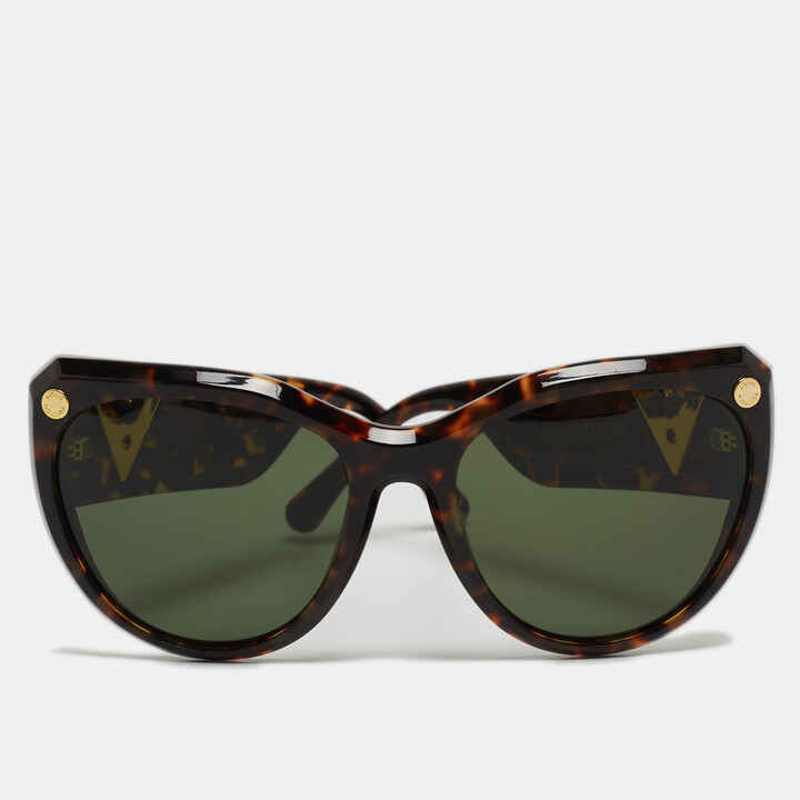 Louis Vuitton Brown/Pink Tortoise Z1518W The LV Square Cat Eye Sunglasses