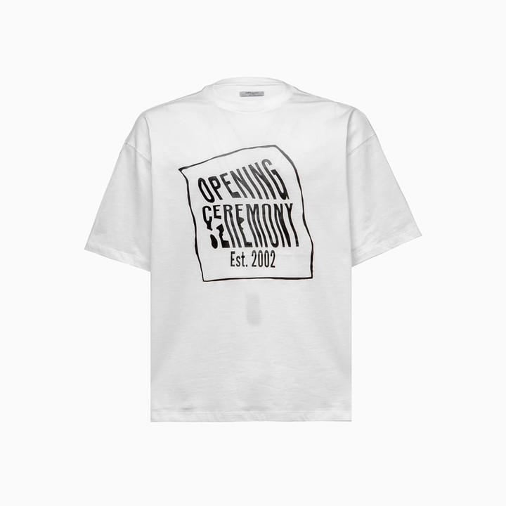 Opening Ceremony Warped Logo T-shirt Ymaa001s21jer0020111 - ShopStyle