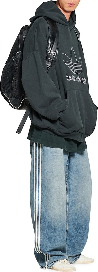Balenciaga Adidas - Hoodie Large Fit - ShopStyle