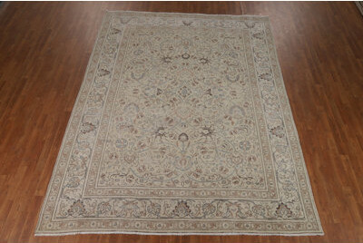 Bloomsbury Market Floral Wool Traditional Area Rug 8x11
