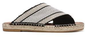 Diane von Furstenberg Millie Woven Cross Strap Slide Sandal