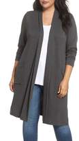 Thumbnail for your product : Bobeau Two-Pocket Stretch Cardigan