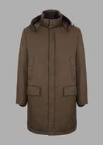 Thumbnail for your product : Giorgio Armani Jacket In Water-Repellent Tricotine With Soft Warm Goose Feather Padding