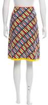 Thumbnail for your product : Philosophy di Alberta Ferretti Abstract Print Knee-Length Skirt