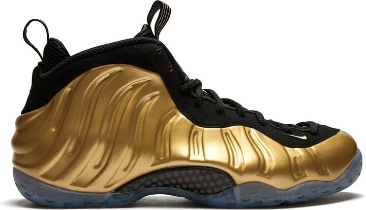 nike foamposite metallic gold