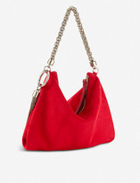 Thumbnail for your product : Jimmy Choo Callie suede clutch bag