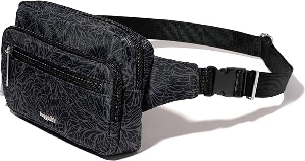 Baggallini Securtex Anti-theft Belt Bag Handbags Midnight Blossom