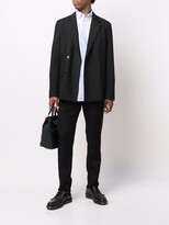 Thumbnail for your product : Comme des Garçons Homme Plus Four-Pocket Wool Straight-Leg Trousers