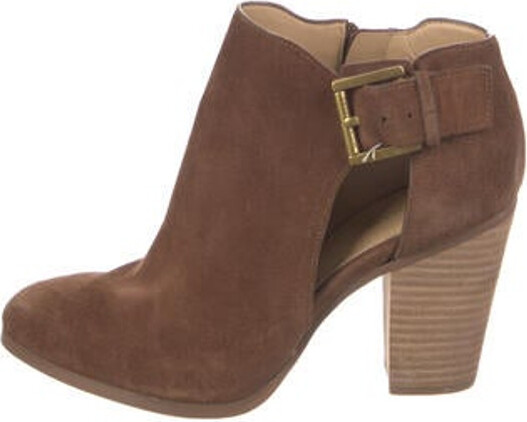 michael kors suede booties