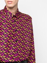 Thumbnail for your product : Versace La Greca silk shirt
