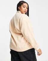 Thumbnail for your product : Daisy Street Plus half zip sweatshirt with colorado graphic