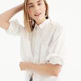 Thumbnail for your product : J.Crew Petite relaxed chambray boy shirt in white