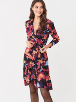 Thumbnail for your product : Diane von Furstenberg Paloma Ruffled Mesh Wrap Dress