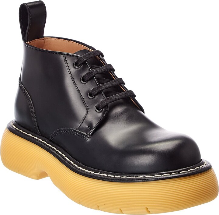 Bottega Veneta The Bounce Leather Bootie