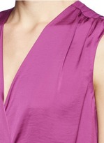 Thumbnail for your product : Nobrand Surplice neckline sleeveless blouse