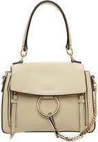 Thumbnail for your product : Chloé Off-White Mini Faye Day Bag