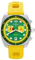 Thumbnail for your product : Zodiac ZO3009 Sea Dragon Green Dial Yellow Rubber Band Mens Watch