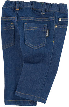 Moschino Regular fit jeans with a patch