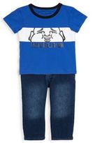 Thumbnail for your product : True Religion Baby's Two-Piece Cotton Paneled Buddha Tee & Jeans Set