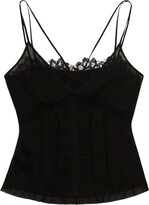 Thumbnail for your product : Jason Wu Floral-Lace Sleeveless Silk Top
