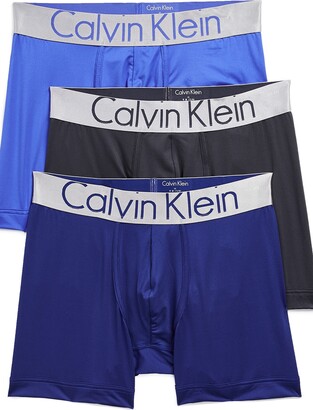 Calvin Klein Underwear Steel Micro 3 Pack Boxer Briefs