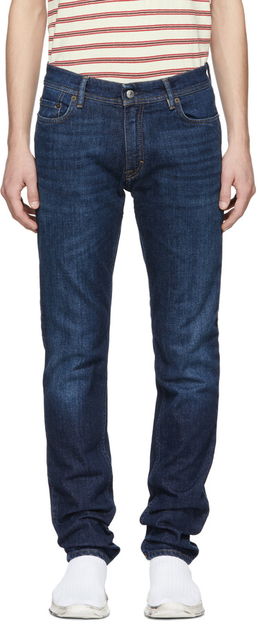 Acne Studios Blue Blå Konst Dark North Jeans ShopStyle - Main Image