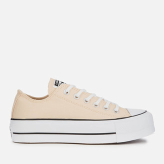 grey all star peached canvas ox trainers