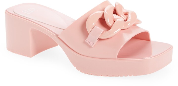 jelly platform sandals