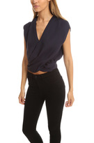 Thumbnail for your product : L'Agence T Lee Cross Front Blouse