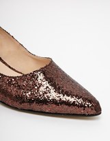 Thumbnail for your product : Ganni Pointed Shoe With Kitten Heel